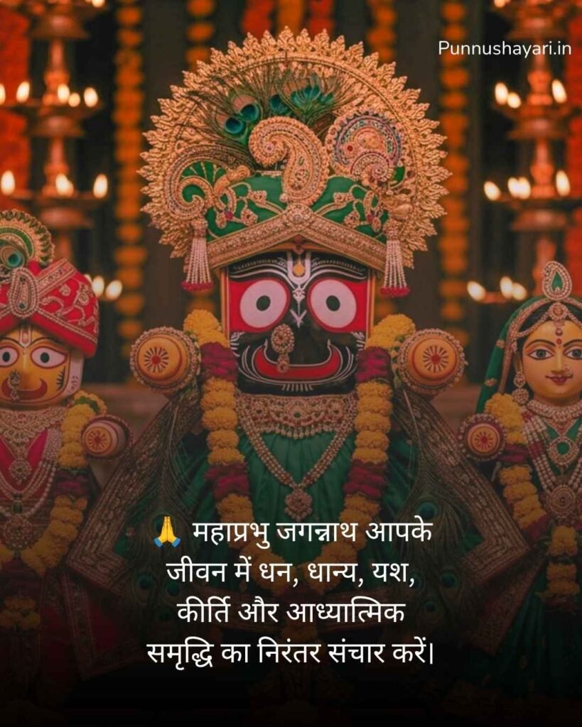 Jay Jagannath Shayari in Hindi